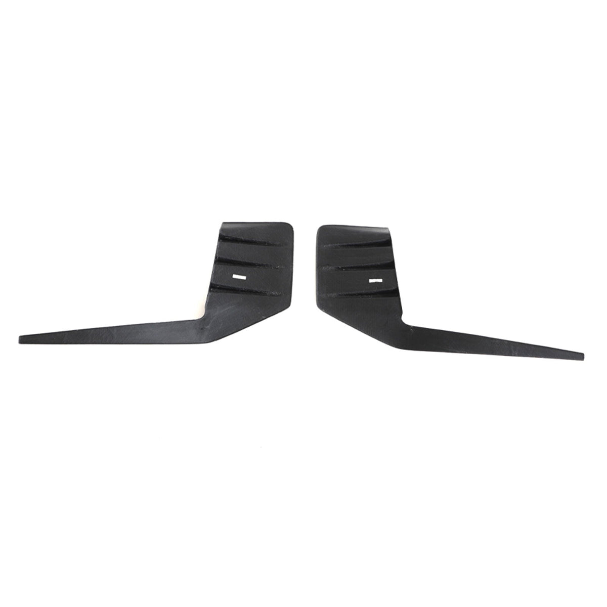 BMW G87 M2 rear side fins diffuser in M Performance style, black carbon fiber with sleek design for 2023-2024 models, by K2 Industries