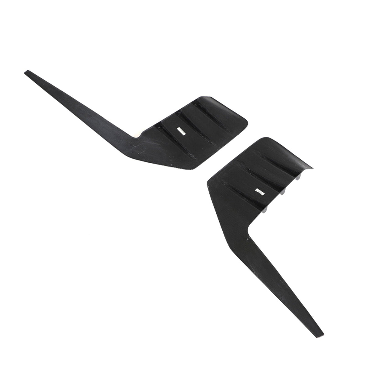 BMW G87 M2 rear side fins diffuser in M Performance style by K2 Industries, with carbon fiber finish and sleek design.