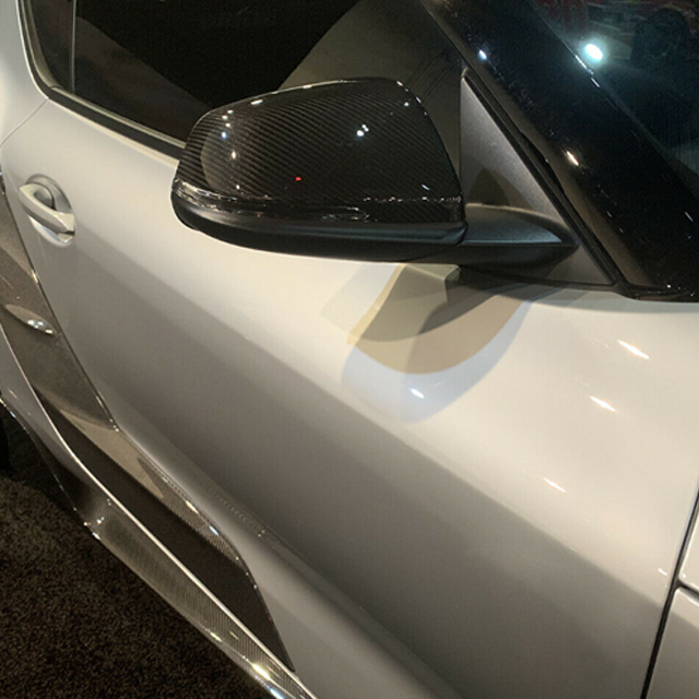 BMW F48 carbon fiber mirror cover for Supra A90/A91 and BMW F40, F44, F48, F39, G29, Palenon Performance CF mirror cap