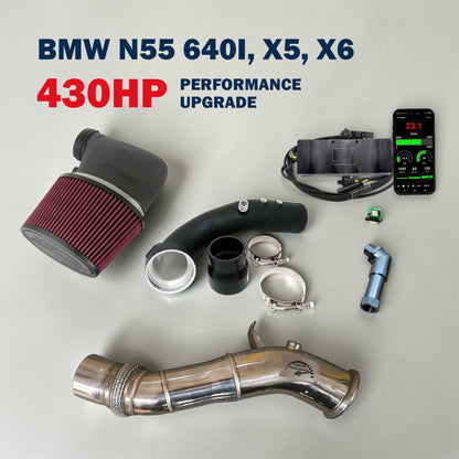 Palenon Performance 430HP upgrade kit for BMW N55 640i X5 X6 F chassis, featuring high-performance engine components.