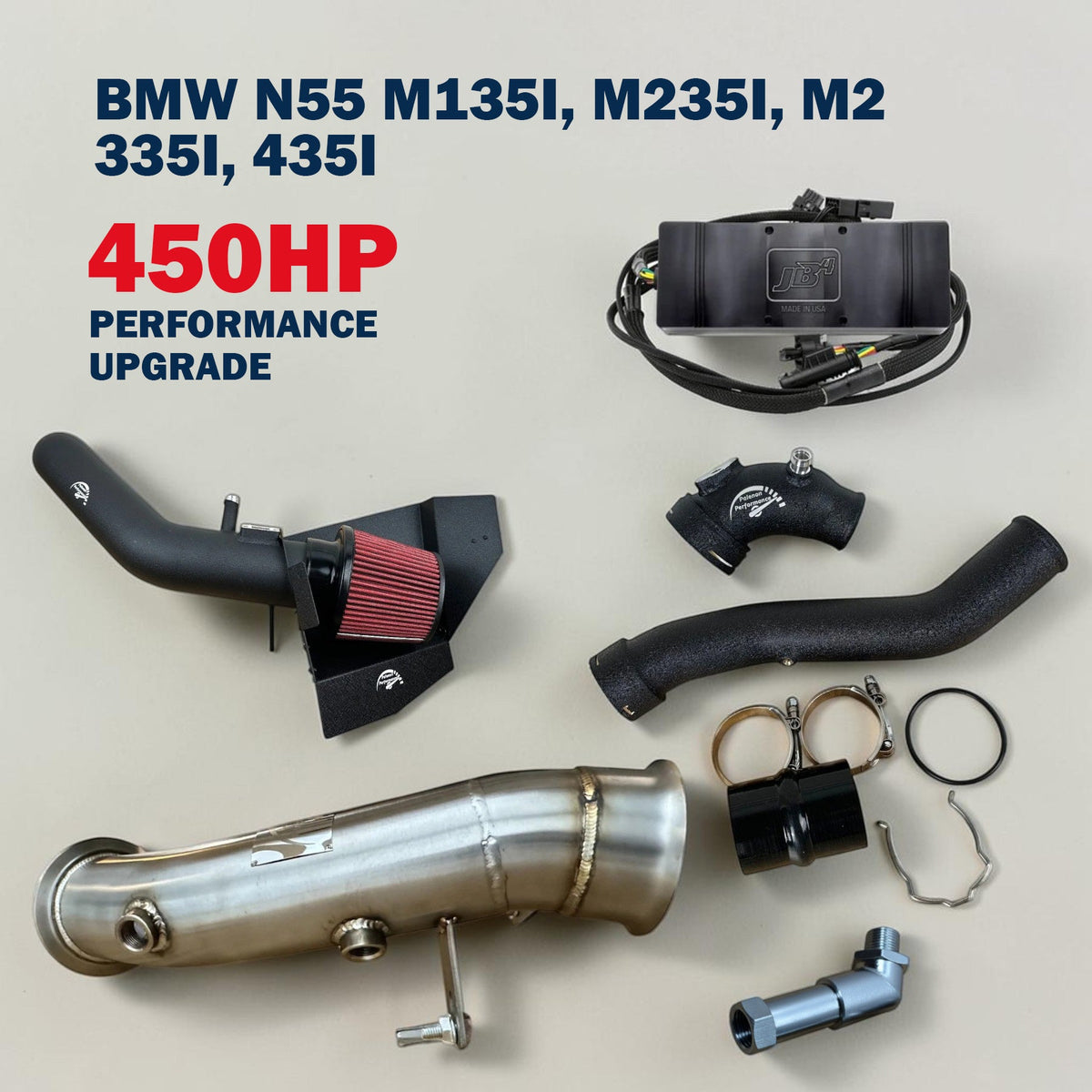 BMW N55 performance upgrade by Palenon Performance for M135i, M235i, M2, 335i, 435i F chassis, high horsepower package.