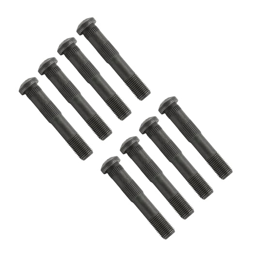 Set of eight GoWesty head bolts, durable rod bolts for automotive engine repair, shown in a close-up image.