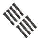 Set of eight GoWesty head bolts, durable rod bolts for automotive engine repair, shown in a close-up image.