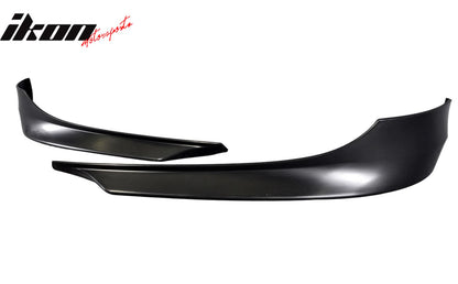 K2 Industries BMW E90 3-Series front bumper lip splitter, 2-piece OE color spoiler for 2009-2012 models, sleek car accessory