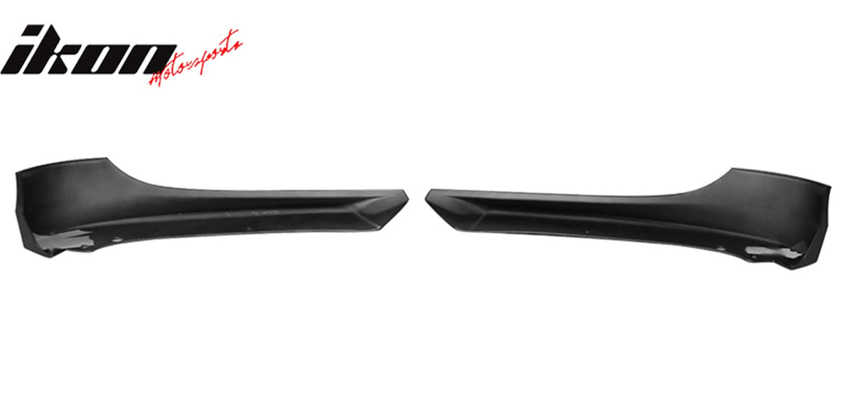 K2 Industries front bumper lip splitter for BMW E90 3-Series 2009-2012, OE color, 2-piece spoiler for sporty enhancement