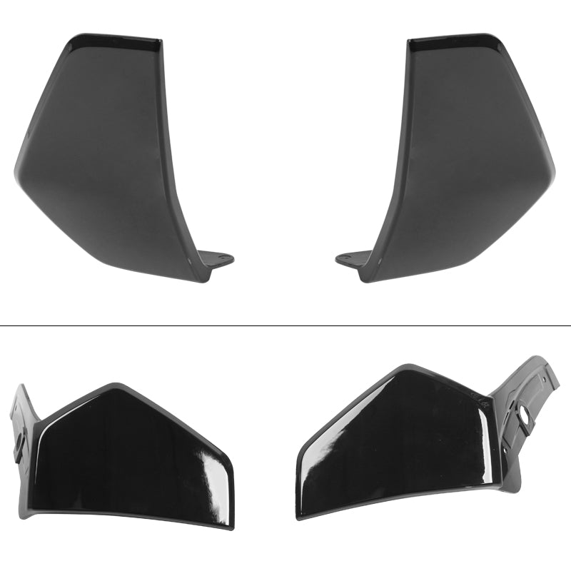 BMW G05 X5 M Sport spoilers by K2 Industries, gloss black front and rear aprons splitters for 2019-2023 model.