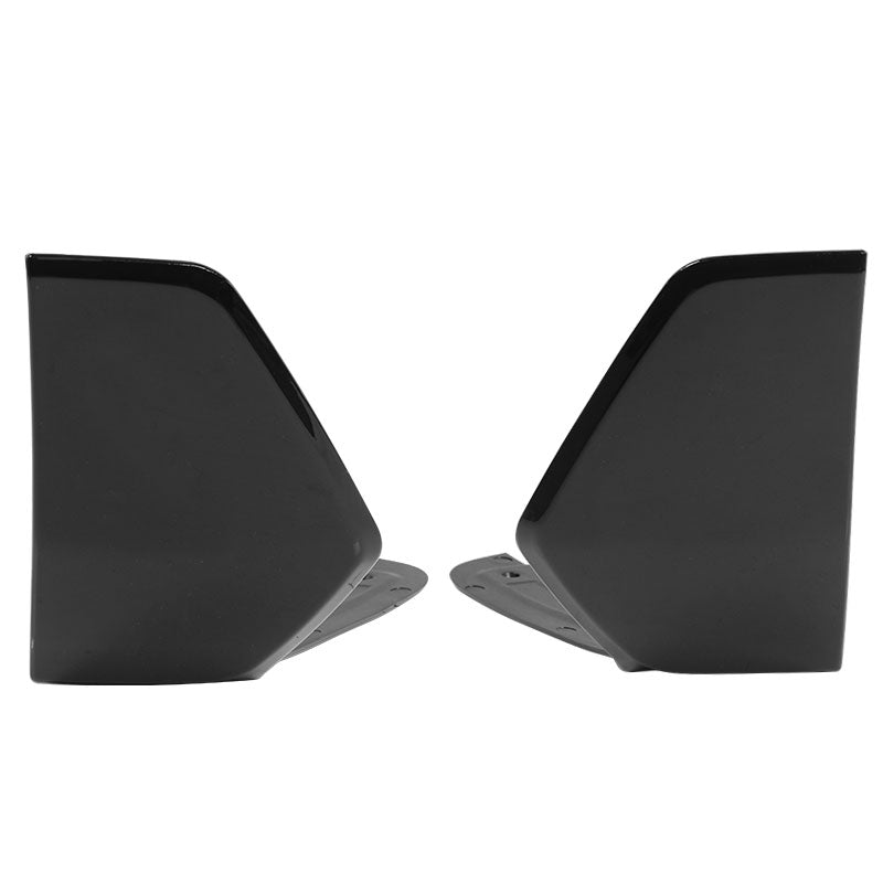 BMW G05 X5 M Sport black front and rear diffusers from K2 Industries, made of ABS, with sleek aerodynamic design.