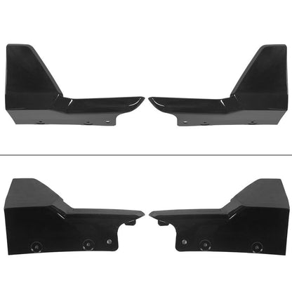 BMW G05 X5 M Sport black front and rear diffusers, ABS plastic, designed by K2 Industries, with sleek aerodynamic styling.