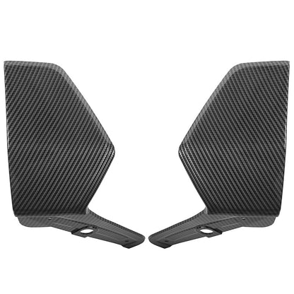 BMW G05 X5 M CFL Sport front and rear aprons splitter spoiler in black ABS, designed for 2019-2023 models by K2 Industries.