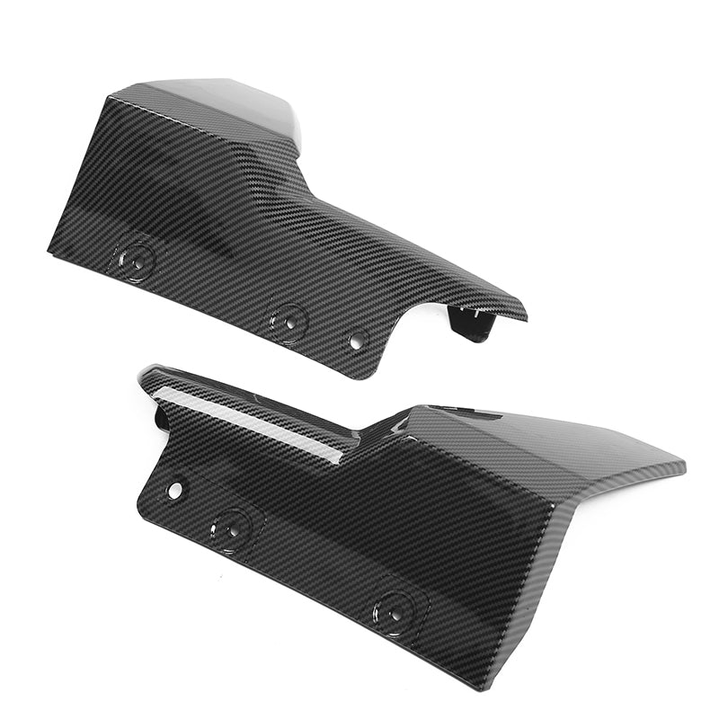 BMW G05 X5 M 2019-2023 spoiler set with front and rear aprons, ABS splitters, by K2 Industries, detailed view of sport car accessories