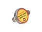 GoWesty Pressure Cap for Vanagon coolant expansion tank, black cap shown from above