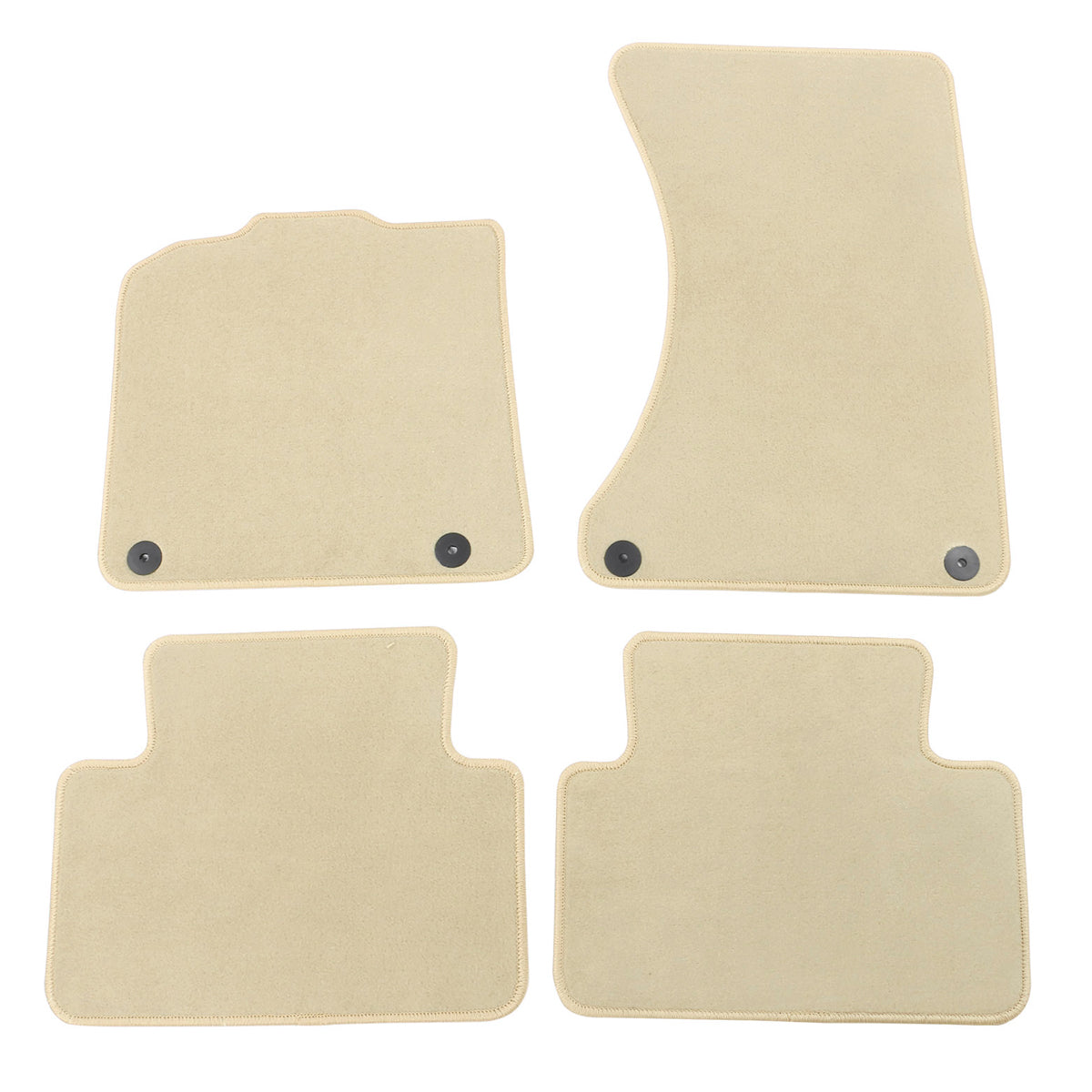 Set of four nylon carpet floor mats for Porsche Macan 2015-2025 by K2 Industries, showing textured surface and automotive fit