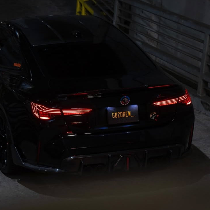 BMW G22 CSL laser tail light by Palenon Performance for 420i, 430i, M440i, and M4 G82 models, showcasing sleek LED design.