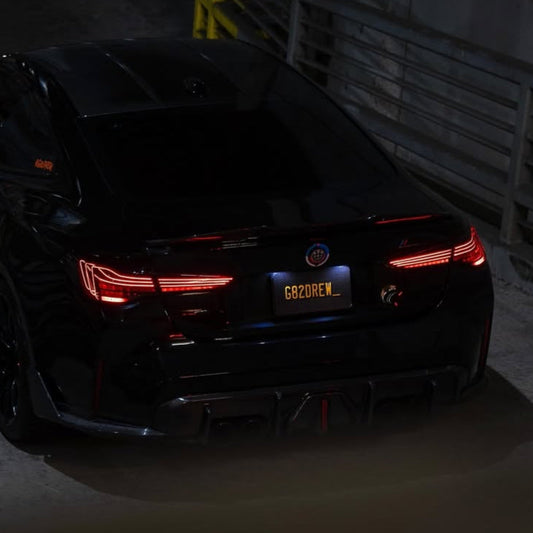 BMW G22 CSL laser tail light by Palenon Performance for 420i, 430i, M440i, and M4 G82 models, showcasing sleek LED design.