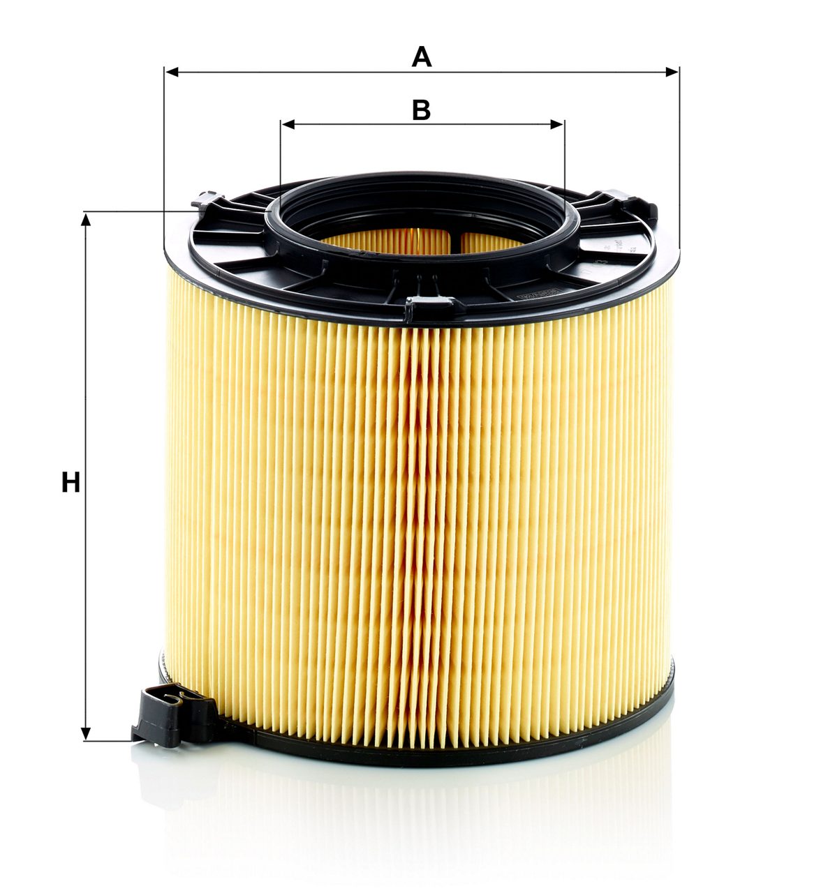 2.0L C17 013 MANN AIR FILTER OE# 8W0133843C 2017-2025 EA888 2.0 I-4 A4 A5 Q5 2.9 V6