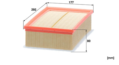 2.0L C30 004 MANN AIR FILTER OEM 5Q0129620C 2.0L AUDI VW 2015-2024