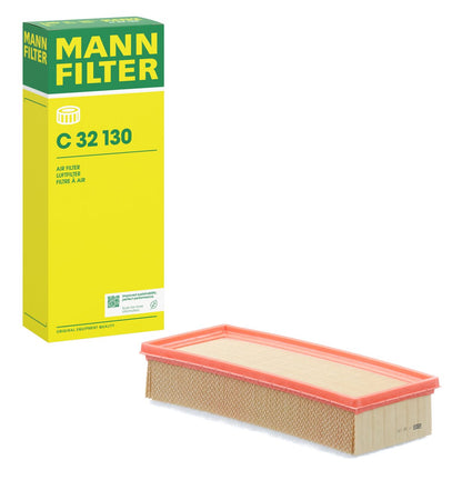 C32 130 MANN AIR FILTER OE# 8R0133843K EA888 2.0L A4 A5 ALLROAD Q5 2009-2017