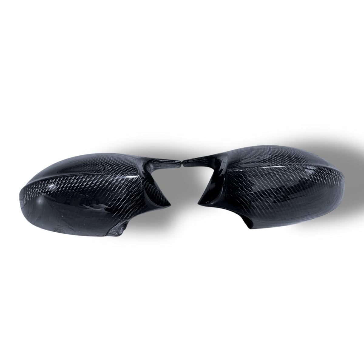 Carbon fiber M style mirror caps for BMW E9X M3 and E82 1M, quality BMW mirror cover by Palenon Performance.