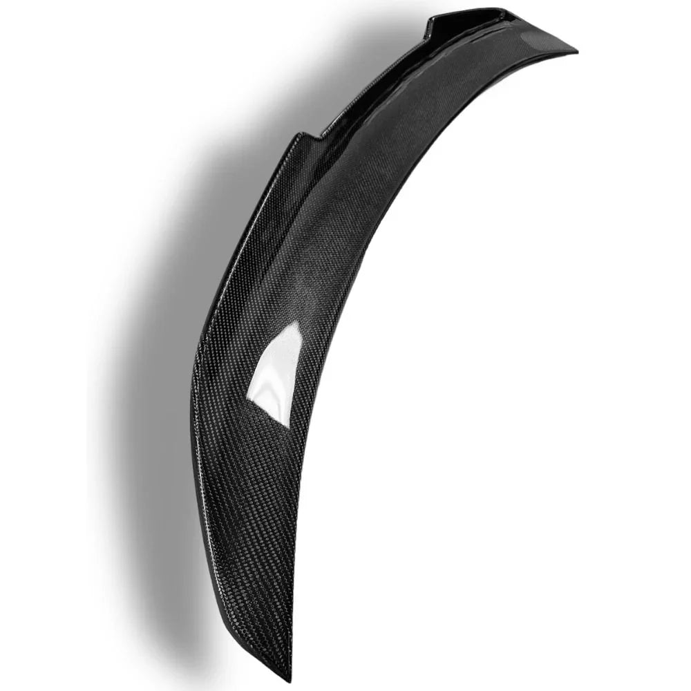 Carbon fiber PSM rear spoiler for BMW F32, F33, F36 trunk, enhances sporty look, by Palenon Performance.