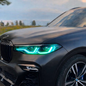 BMW X Series X7 G07 DRL Module by K2 Industries, showing a close-up of the LED daytime running light component.