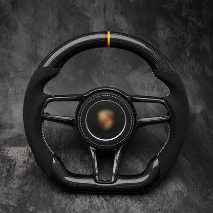 2014-2020 Porsche 911 (991.2) / GT3/GT3RS(991) / 718 Boxster/Cayman (982) / Cayenne (958.2) / Panamera (971) / Macan(95B)  |  Custom Steering Wheel by Exclusive Steering