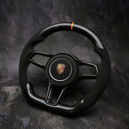 2014-2020 Porsche 911 (991.2) / GT3/GT3RS(991) / 718 Boxster/Cayman (982) / Cayenne (958.2) / Panamera (971) / Macan(95B)  |  Custom Steering Wheel by Exclusive Steering