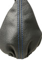 Genuine Leather SHIFT BOOT BLACK RED STITCH for VW Golf Jetta GTI GLI R32 MK5