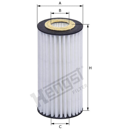 06L115562B 2.0L 1.8L OIL FILTER HENGST AUDI VW MOST MODELS 2013-2026 - AudiGear.com - Engine