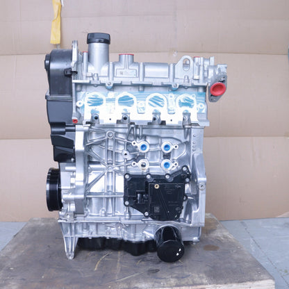 VW Jetta 2014-2018 1.4L EA211 engine assembly by Rubede Mechanical Technology Co., Ltd., showing the complete engine with visible components.