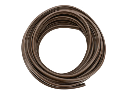 Brown 25-foot cabinetry edge molding for Vanagon Westfalia interior by GoWesty, molded cover for cabinet edges.
