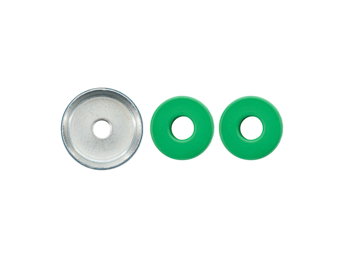 Rear Bilstein shock sway bar bushing and washer kit for Eurovan, includes DuroGreen bushings and washers from GoWesty.