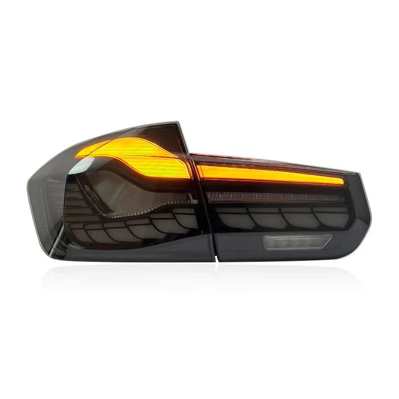 BMW M3 F80 GTS OLED sequential tail light by Palenon Performance, featuring sleek LED design and distinctive lighting pattern.