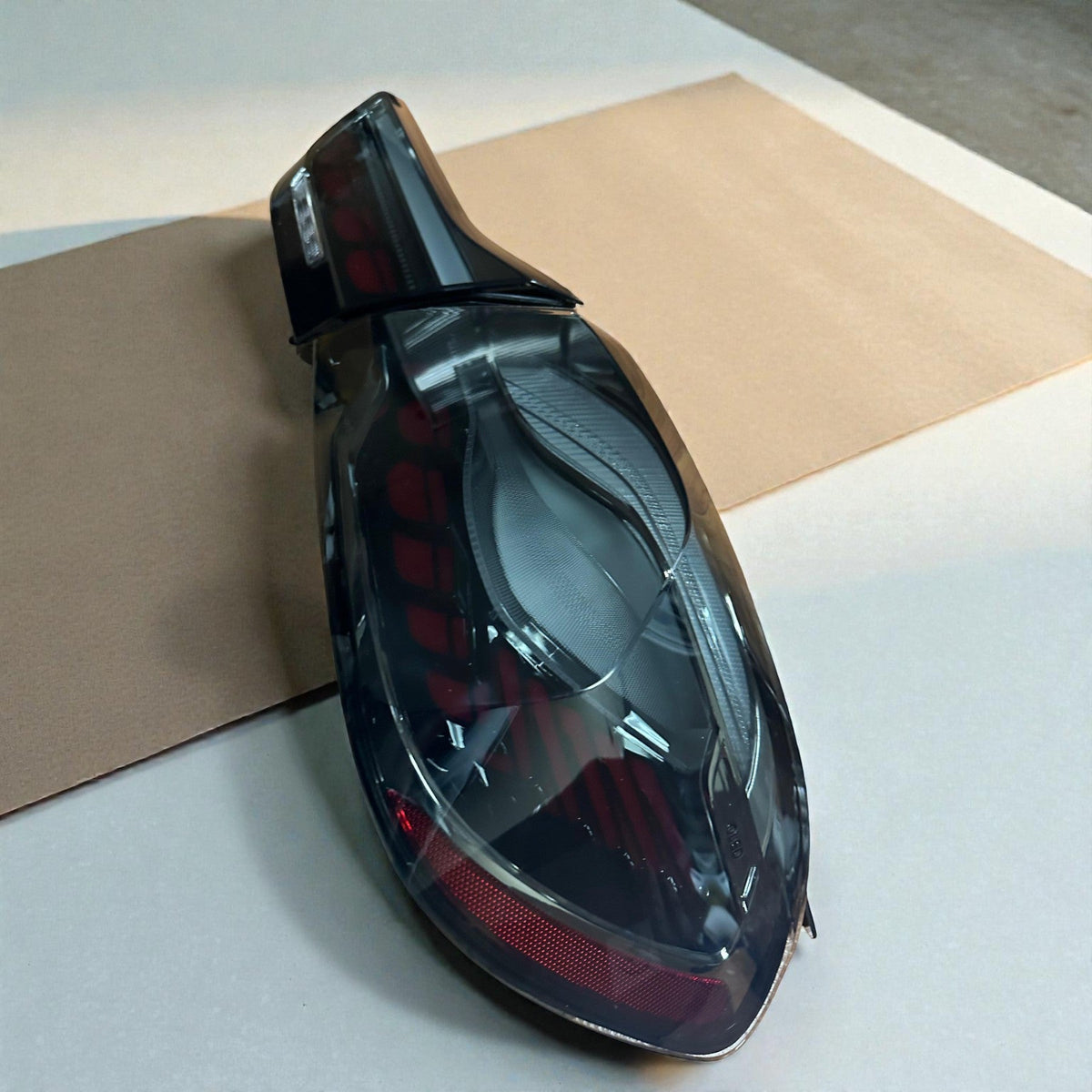 BMW M4 F82 GTS OLED sequential tail light by Palenon Performance, featuring stylish LED design and clear lens for F82 F83 F32 F33 F36 models.