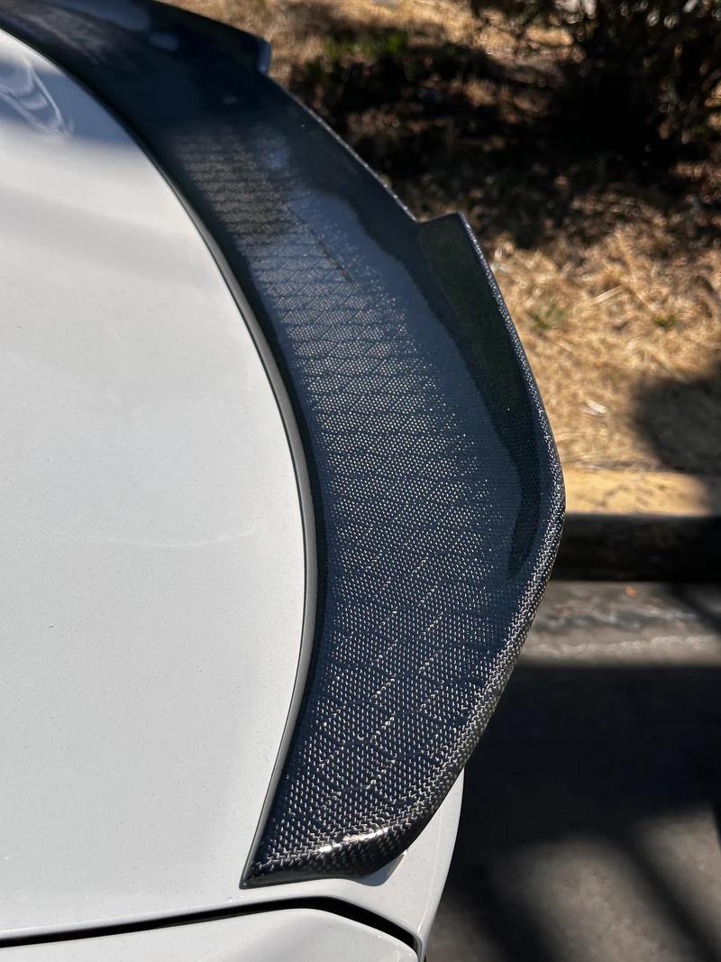 BMW F22 and F87 M2 HoneyComb Carbon trunk spoiler by Palenon Performance, featuring a sleek, aerodynamic design.