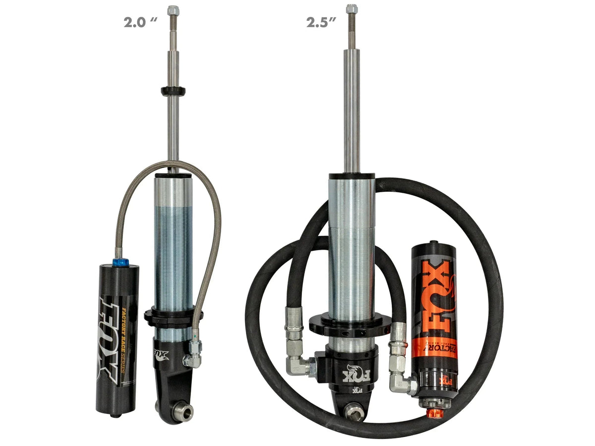 GoWesty Fox 2.5 Shock and Spring Bundle front assembly with shock parts for Syncro vehicles.