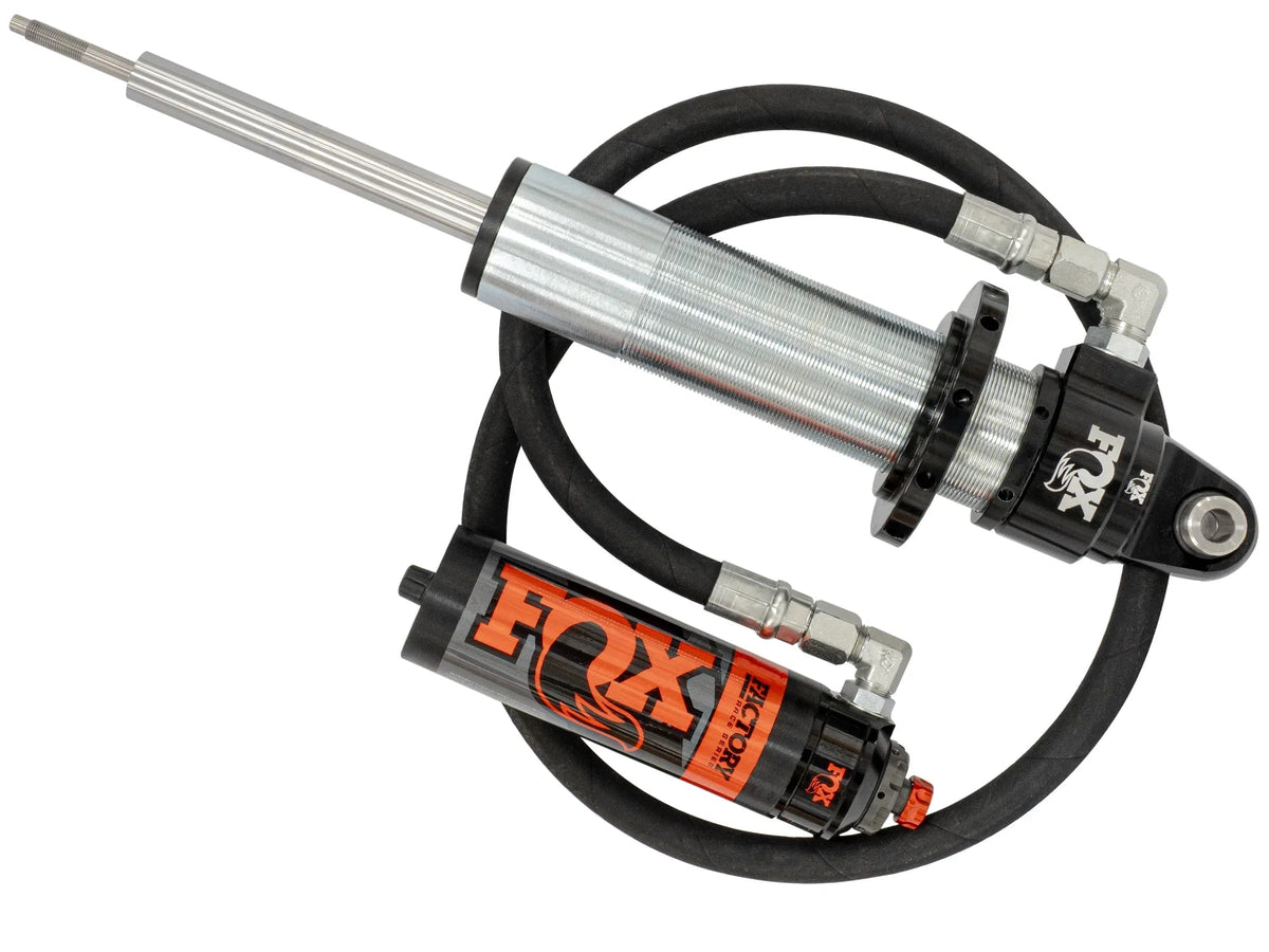 GoWesty Fox 2.5 Shock and Spring Bundle for front suspension, showing shock assembly and coil spring setup.