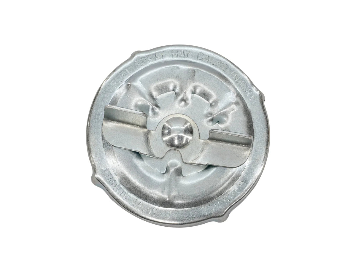 GoWesty non-locking gas cap for Vanagon 2WD and Syncro fuel system, durable replacement part with secure seal.