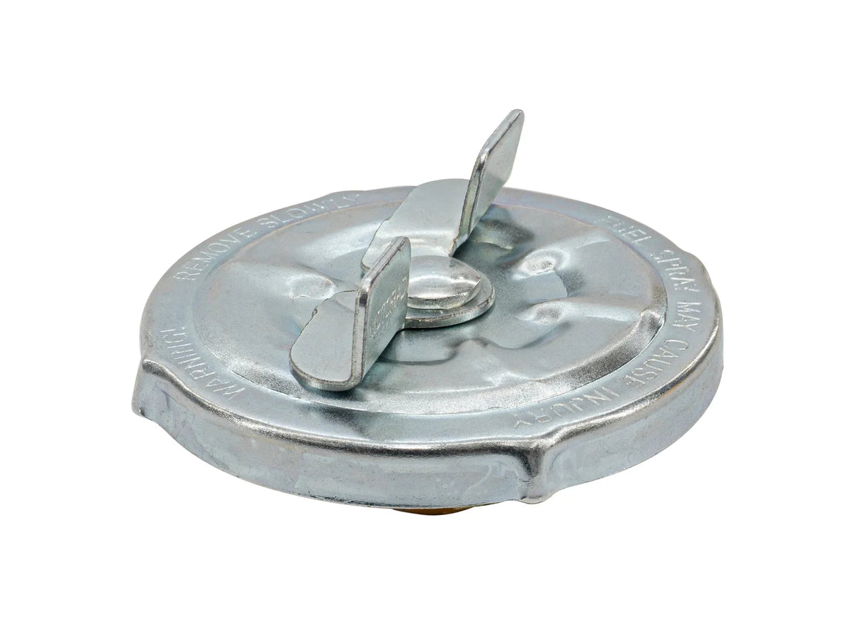 GoWesty non-locking gas cap for Vanagon 2WD and Syncro fuel system, made of durable material and designed for secure fit.