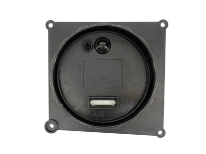 GoWesty electronic speedometer kit for Vanagon with MPH display, motor vehicle electronics installed in a vehicle dashboard.