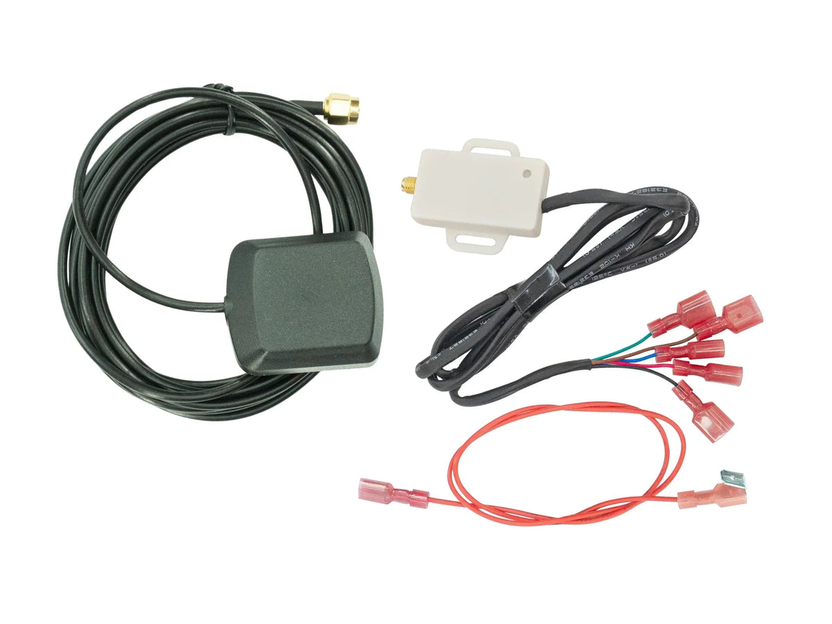 GoWesty GPS antenna and sensor unit for vehicle navigation, featuring updated design and compact installation.