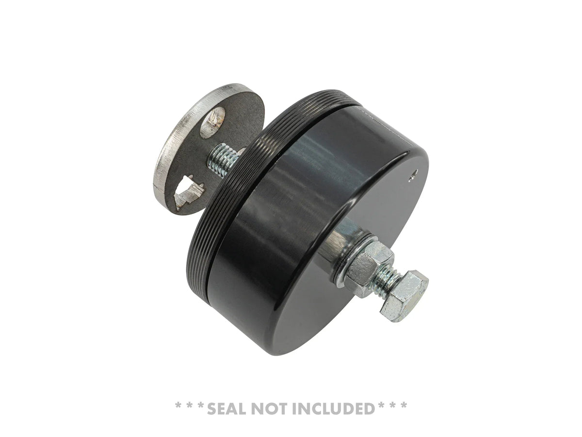 GoWesty flywheel seal installation tool for Bus and Vanagon, showing the tool assembled and ready for use in engine maintenance.