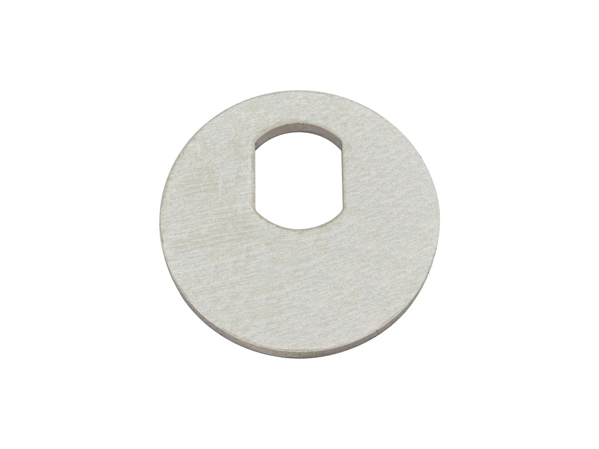 Set of four GoWesty eccentric washers for upper control arms, suspension components for vehicle stability and alignment.