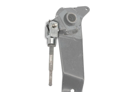 GoWesty clutch pedal fix kit installed on vehicle, showing the replacement parts and pedal mechanism for easy clutch repair.