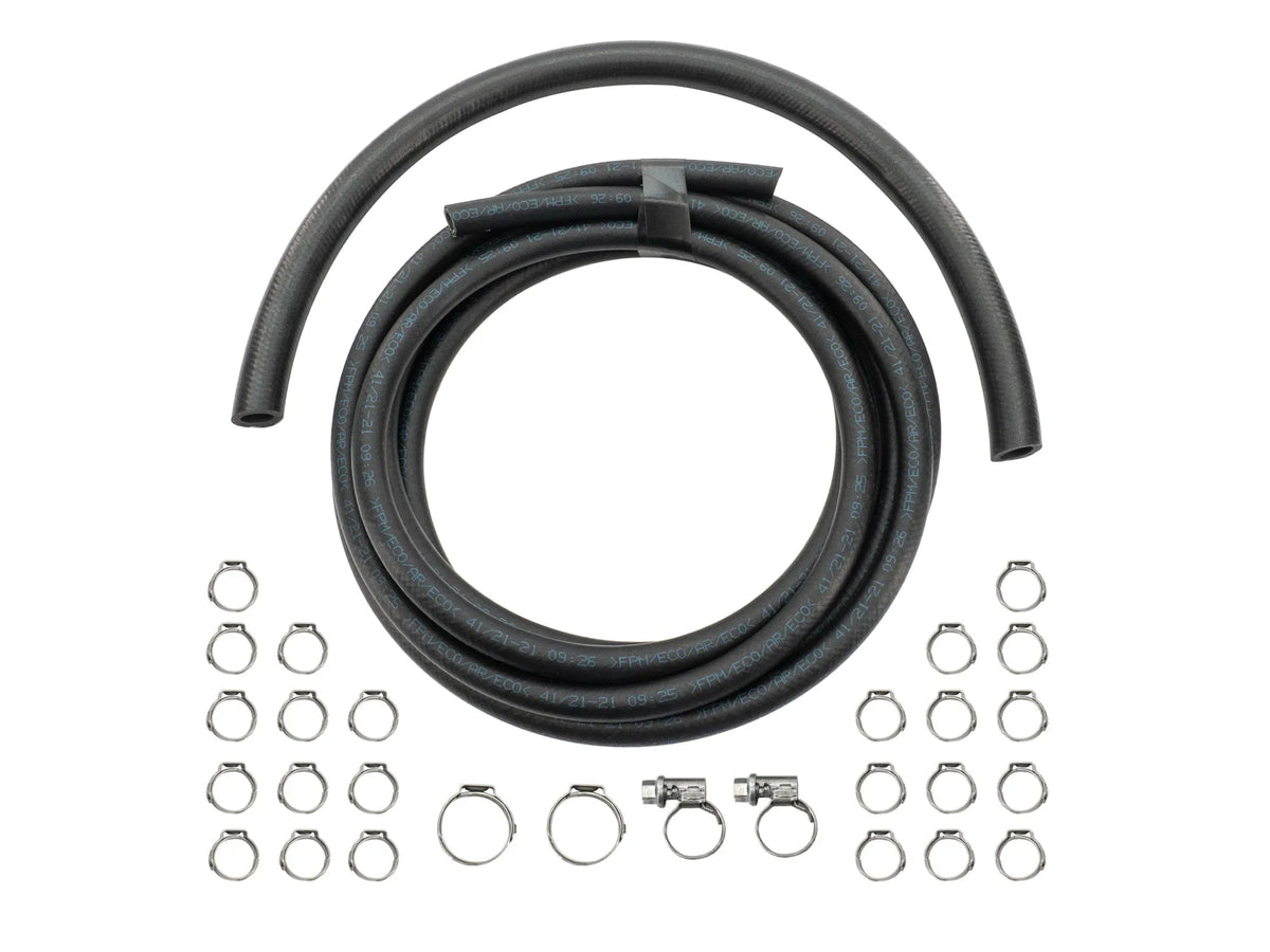 GoWesty Vanagon 2WD fuel line replacement master bundle, includes various fuel hoses and fittings for engine maintenance.