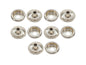 Set of five GoWesty female snap fasteners, hardware hardware fasteners for DIY repairs and installations.