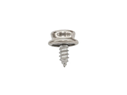 Set of five GoWesty male snap fasteners with screws for automotive or DIY projects, displayed on a plain background.