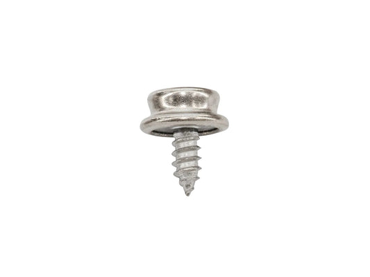Set of five GoWesty male snap fasteners with screws for automotive or DIY projects, displayed on a plain background.