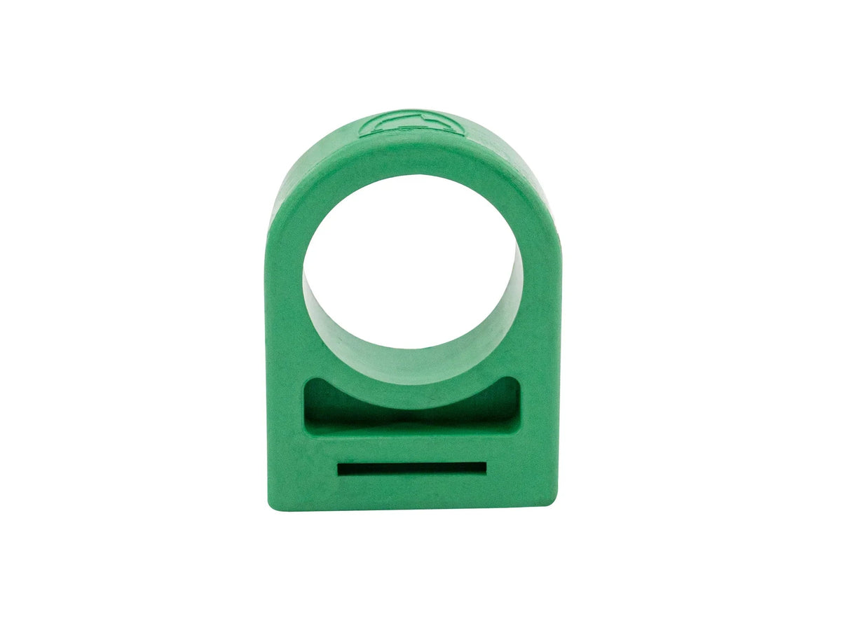 Close-up of DuroGreen mounting grommet for idle air control valve, designed for late Vanagon by GoWesty.