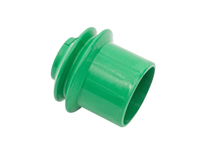 DuroGreen shift ball to elbow boot for 1980-91 Vanagon, made by GoWesty, showing flexible rubber boot with metal clamp.
