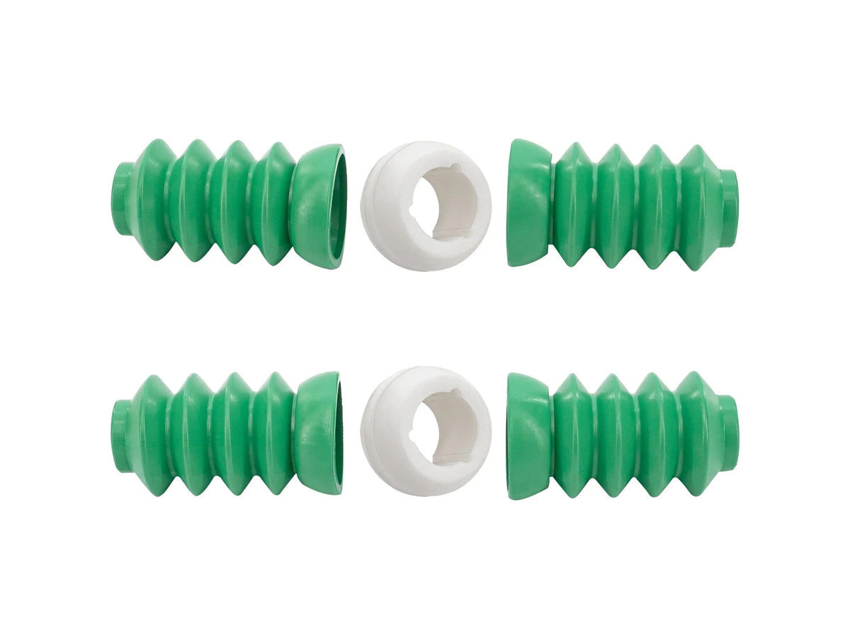 GoWesty Vanagon shift rod bushing and boot bundle with Teflon and DuroGreen materials for smooth shifting.